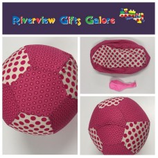 Balloon Ball Cover - Pink Flowers/Pink Dots Balloon Ball Cover - Pink Flowers/Pink Dots